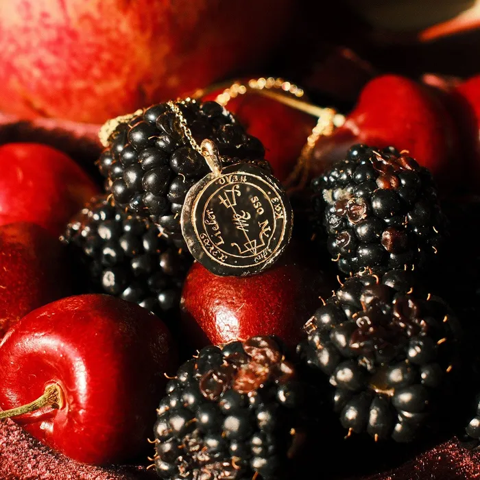 COMMON ERA Necklaces Virgo Alchemical Zodiac Pendant