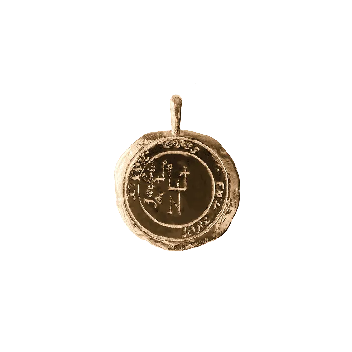 COMMON ERA Necklaces Virgo Alchemical Zodiac Pendant