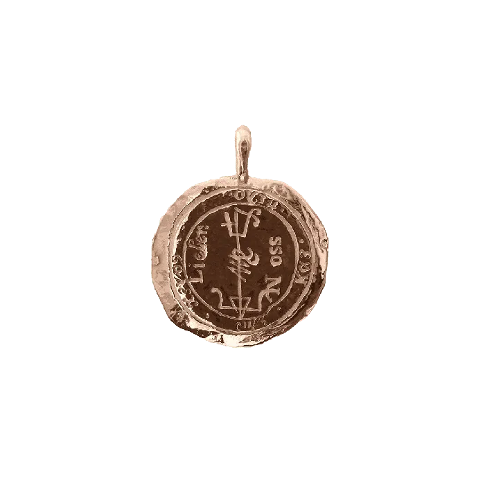 COMMON ERA Necklaces Virgo Alchemical Zodiac Pendant