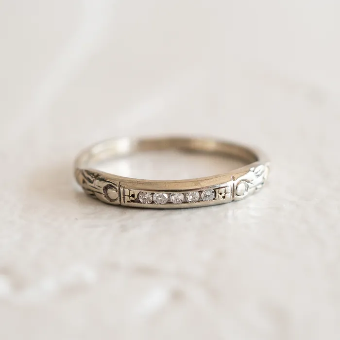 Consider the Wldflwrs Rings White Diamond Petite Band
