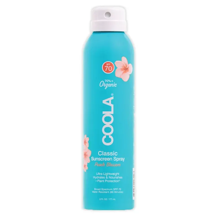 COOLA Earrings Coola Classic Peach Blossom SPF 70 Sunscreen Body Spray 6 oz