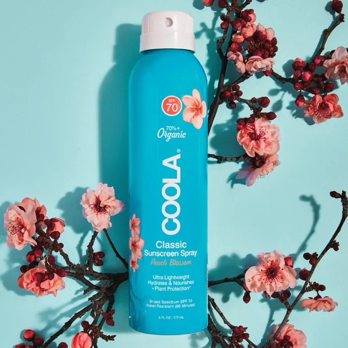 COOLA Earrings Coola Classic Peach Blossom SPF 70 Sunscreen Body Spray 6 oz