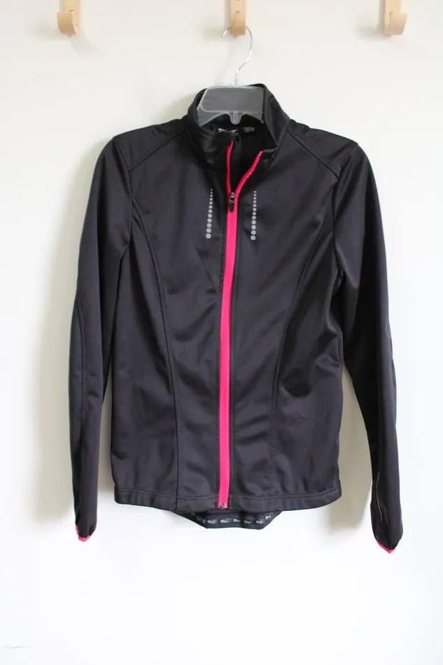 Crivit Rings Crivit Black Pink Zip Up Athletic Jacket S