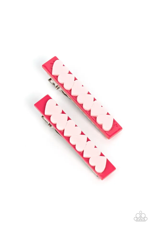 Cutely Cupid Pink Paparazzi Accessories Earrings