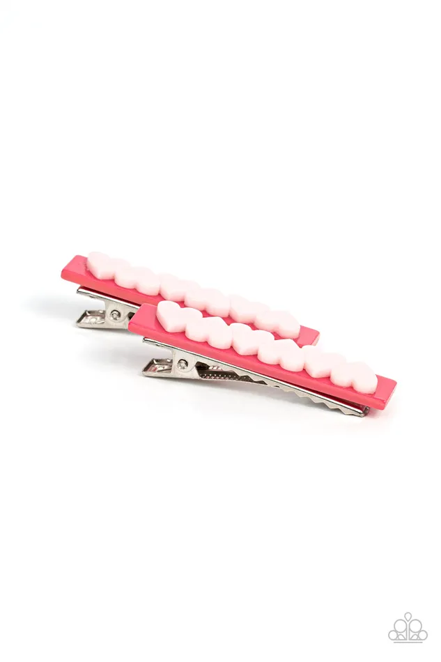 Cutely Cupid Pink Paparazzi Accessories Earrings