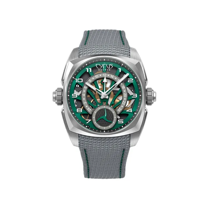Cyrus Klepcys GMT Palm Green Watch Cyrus Watches