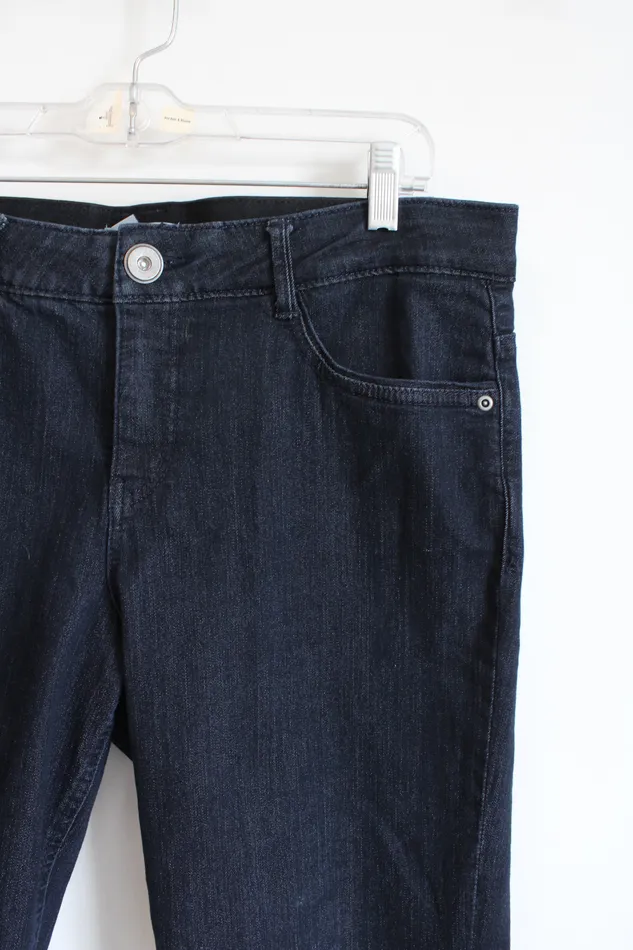 Dana Buchman Earrings Dana Buchman Dark Wash Slimming Bermuda Shorts 12