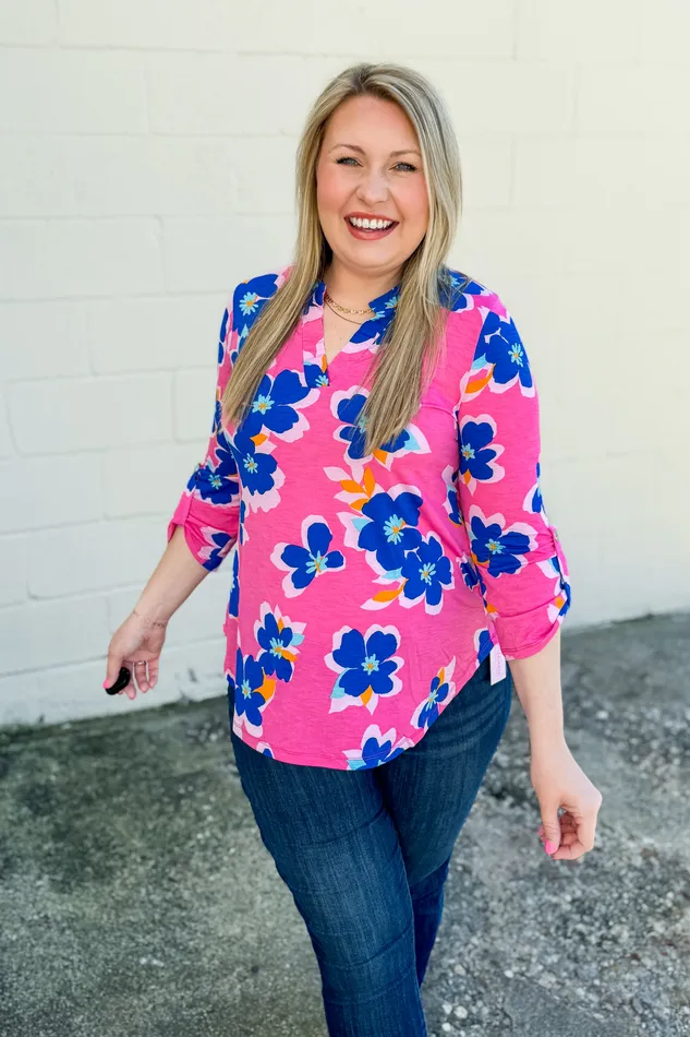 Dear Scarlett Rings Bold Beginnings Floral Lizzy Top