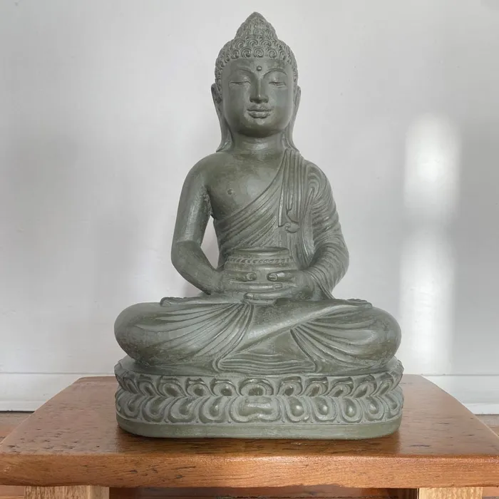 DharmaCrafts Buddha with Alms Bowl on Lotus Throne Necklaces