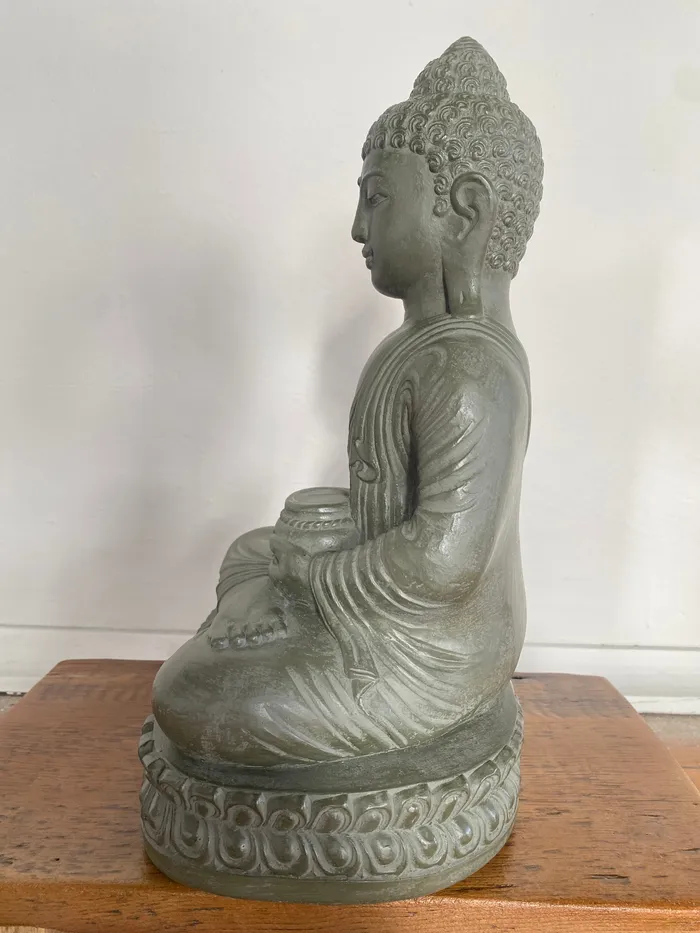 DharmaCrafts Buddha with Alms Bowl on Lotus Throne Necklaces