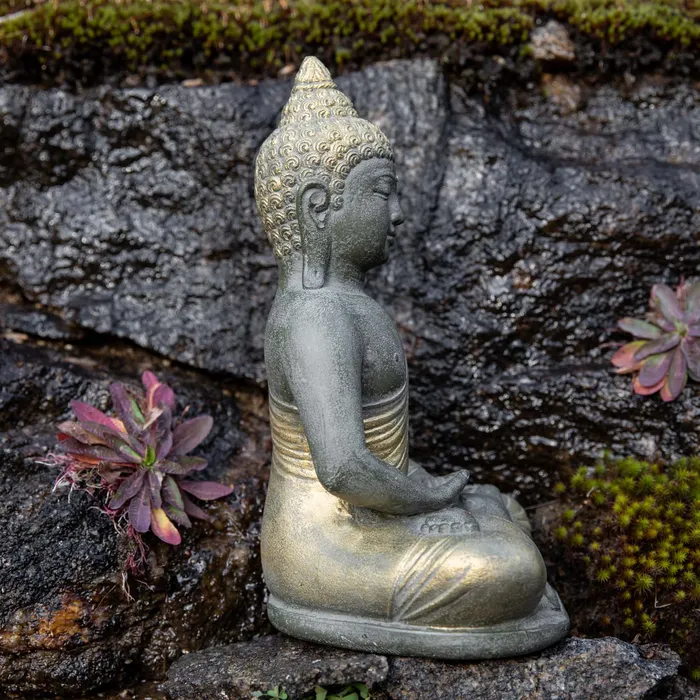 DharmaCrafts Earrings Meditation Buddha Statue