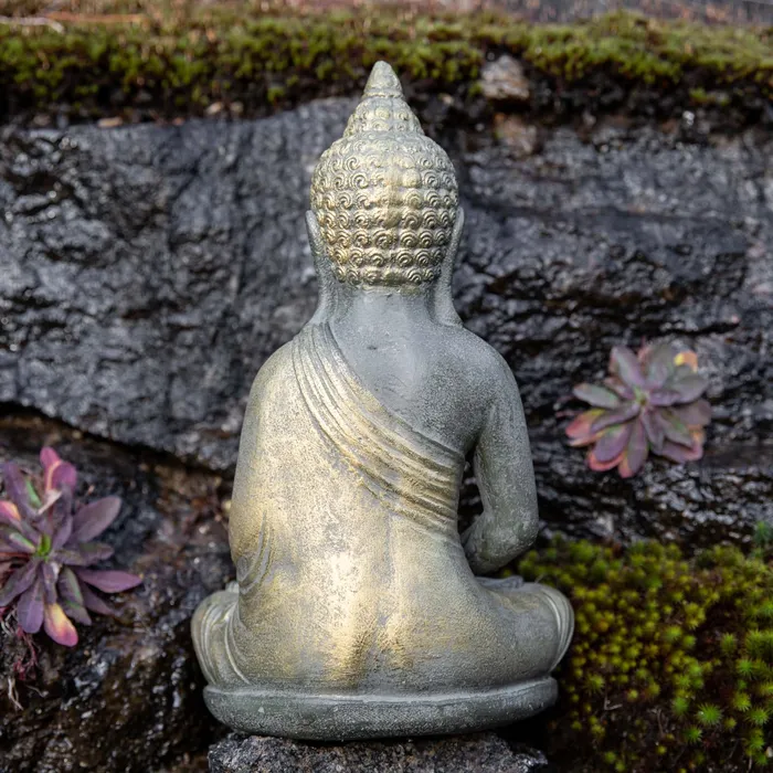 DharmaCrafts Earrings Meditation Buddha Statue