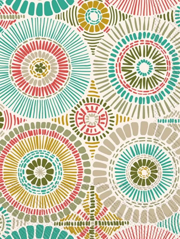 Disco Cocktail Napkins Boston International Rings