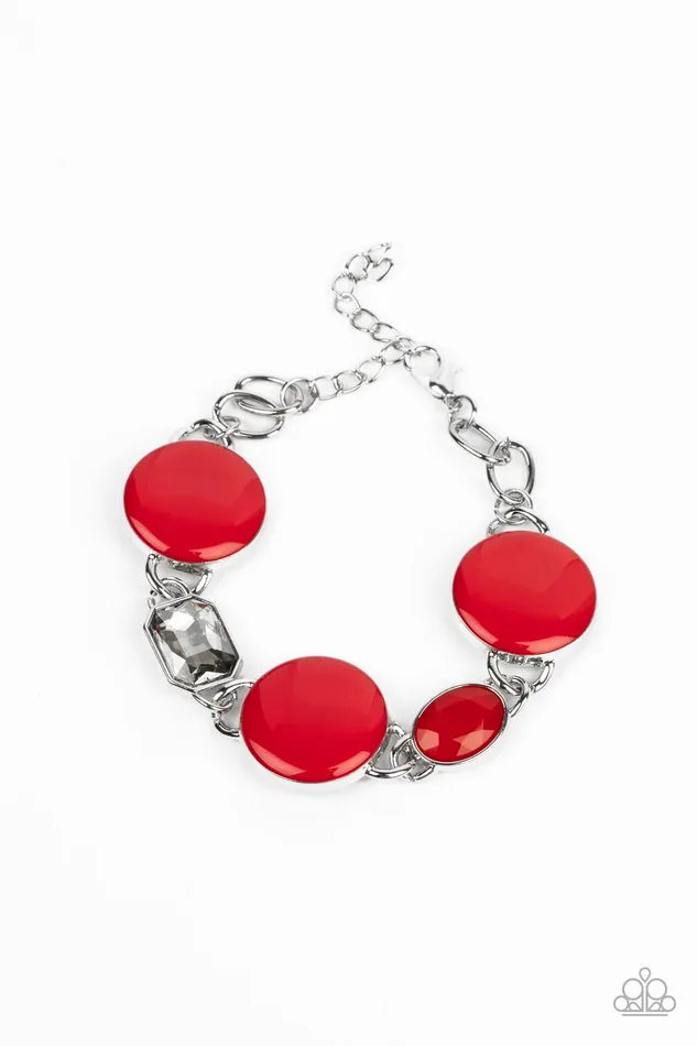 Dreamscape Dazzle Red Paparazzi Accessories Earrings