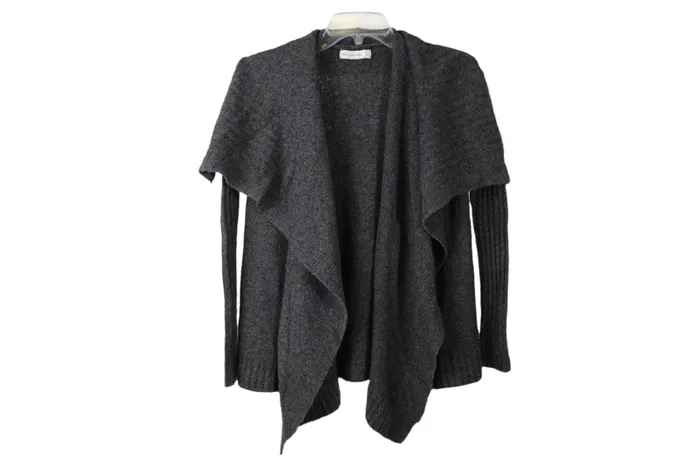 Earrings Abercrombie Fitch Gray Knit Cardigan XS Abercrombie Fitch