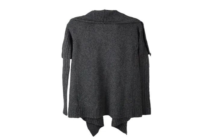 Earrings Abercrombie Fitch Gray Knit Cardigan XS Abercrombie Fitch