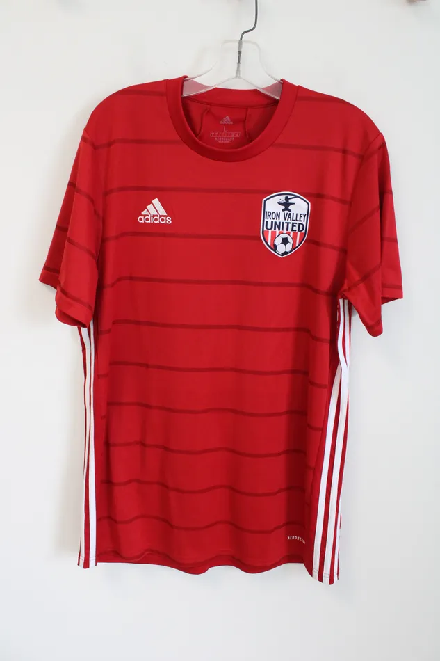 Earrings Adidas Adidas Iron Valley United Red Striped 9 Jersey Shirt L