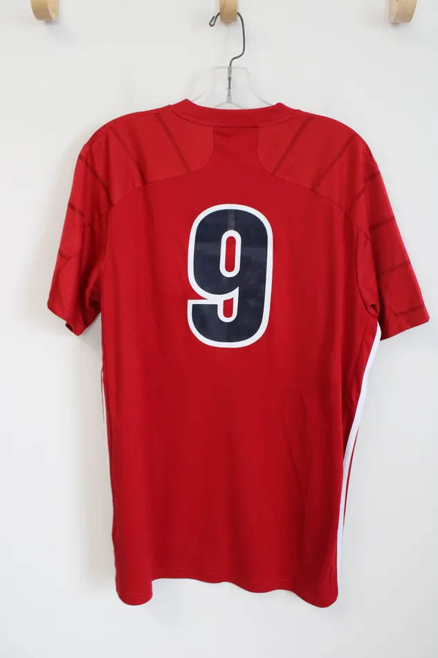 Earrings Adidas Adidas Iron Valley United Red Striped 9 Jersey Shirt L