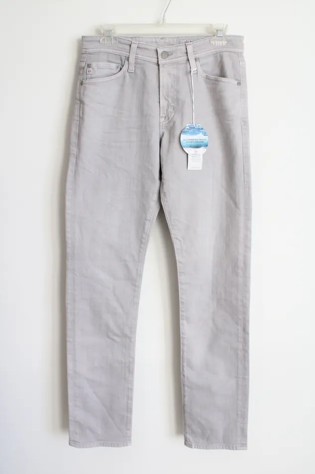 Earrings AEED NEW AGED Denim The Everett Slim Straight Gray Wash Jeans 29