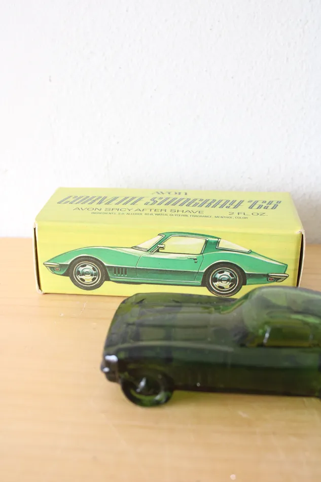 Earrings Avon Vintage Avon Corvette Stingray 65 Spicy After Shave