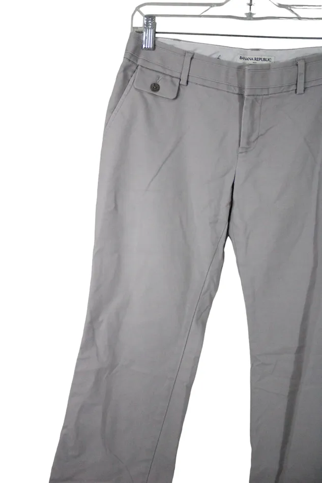 Earrings Banana Republic Banana Republic Ryan Fit Gray Pant 2S