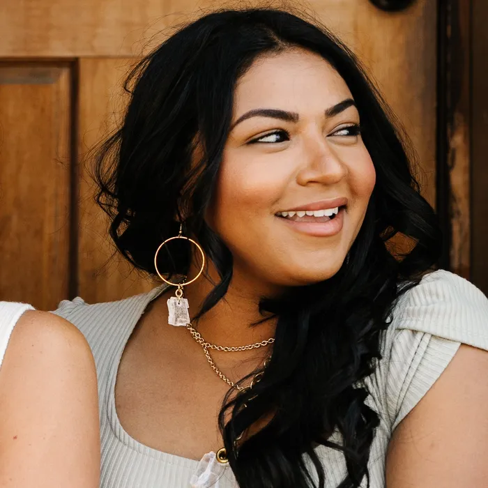 Earrings CLARITY Hoops Twisted Silver