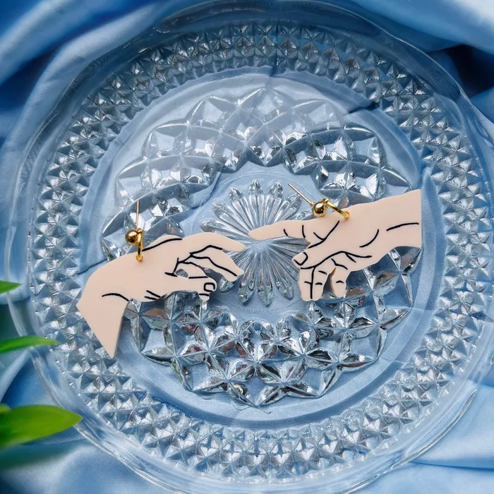 Earrings Creation of Adam Acrylic Earrings kgfjewelry