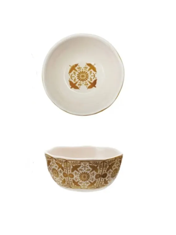 Earrings Creative CoOp Tile Bowl