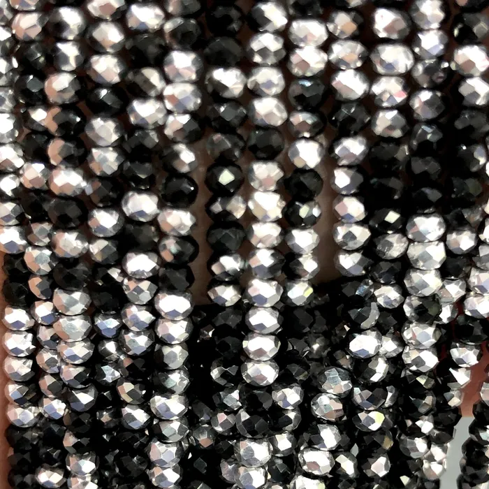 Earrings Crystal faceted rondelle 2mm Beads PBC2C26 Peppy Beads