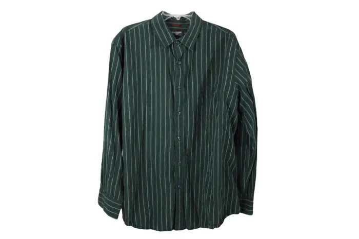 Earrings Dockers Dockers Green Striped Shirt XL