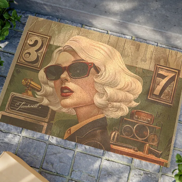 Earrings Doormat Tool Time Blonde Printify