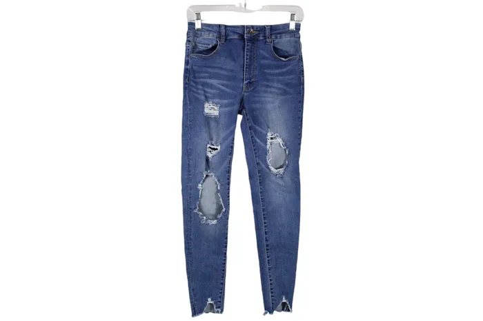 Earrings Empyre Distressed High Rise Mid Wash Jeans 3 Empyre