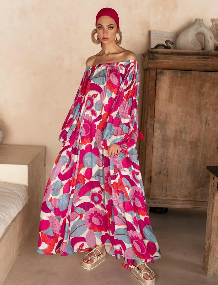 Earrings Erika Pea BEA MAXI DRESS
