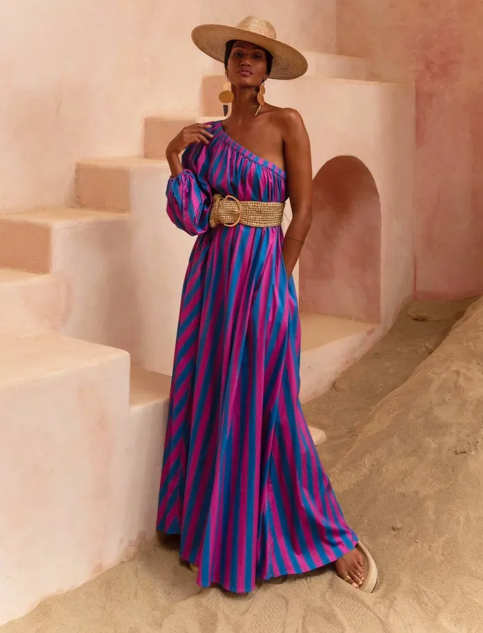 Earrings Erika Pea INES MAXI DRESS STRIPE