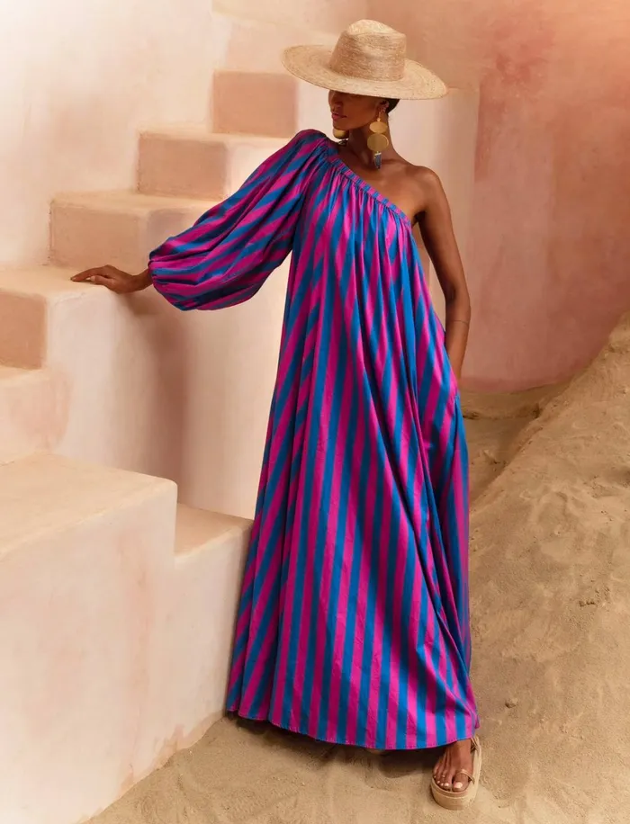 Earrings Erika Pea INES MAXI DRESS STRIPE