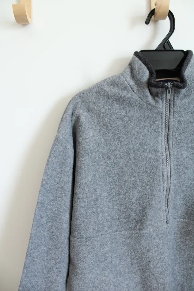 Earrings Express Express Gray Quarter Zip Sweatshirt Youth M 1214