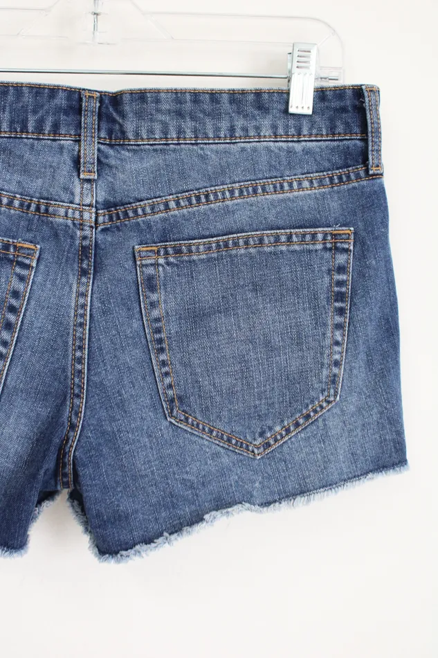 Earrings Gap Gap Sexy Boyfriend Denim Embroidered Short 4