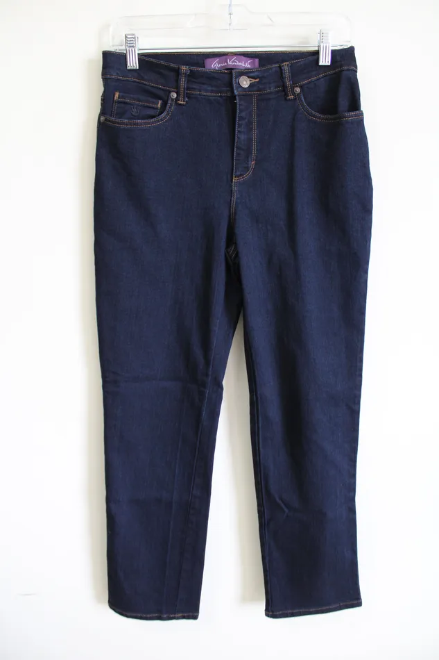 Earrings Gloria Vanderbilt Gloria Vanderbilt Amanda Dark Wash Jeans 6 Short