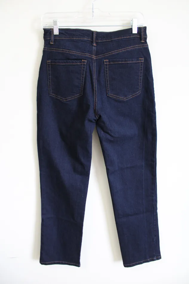 Earrings Gloria Vanderbilt Gloria Vanderbilt Amanda Dark Wash Jeans 6 Short