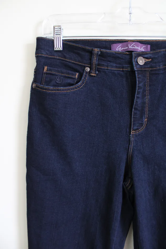 Earrings Gloria Vanderbilt Gloria Vanderbilt Amanda Dark Wash Jeans 6 Short