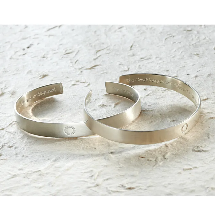 Earrings Great Way Cuff in Matte Sterling Silver DC