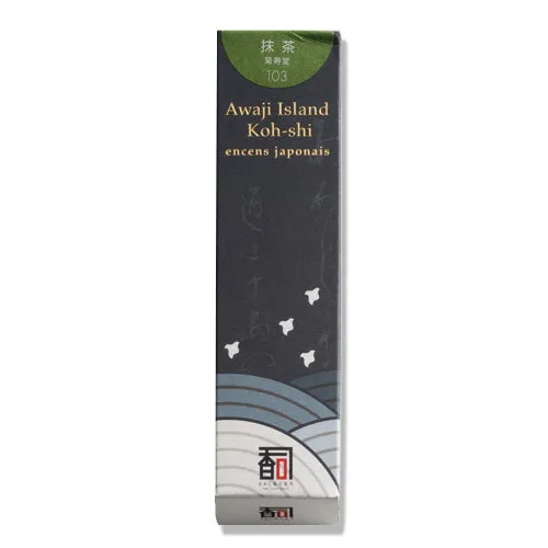 Earrings Green Tea LowSmoke Awaji Island Incense Scents of Japan