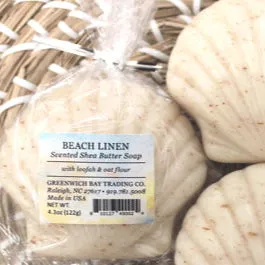 Earrings GREENWICH Greenwich Bay Beach Linen French Milled Shell Soap