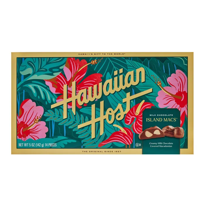 Earrings HAWAIIANHOST Hawaiian Host Milk Chocolate Island Macs 5 oz
