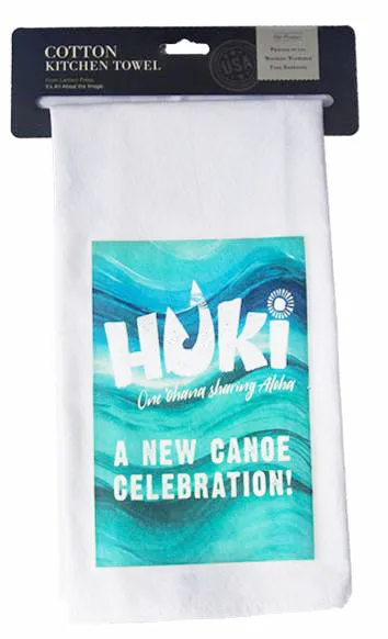 Earrings Huki 100 Cotton Kitchen Towel LANTERNPRESS