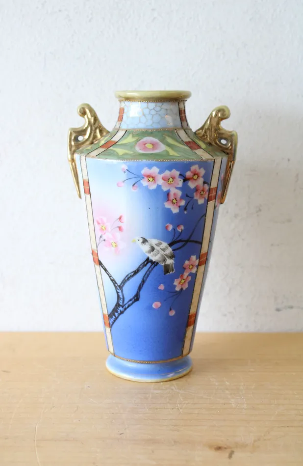 Earrings Imperial Nippon Imperial Nippon Hand Painted Mini Vase 7