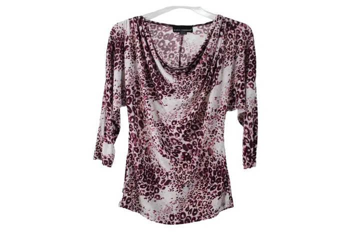 Earrings Isabella Rodriguez Isabella Rodriguez Leopard Purple Top S