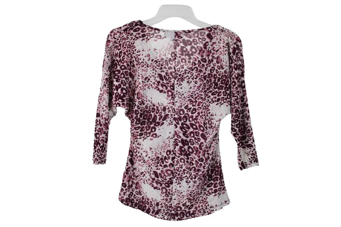 Earrings Isabella Rodriguez Isabella Rodriguez Leopard Purple Top S