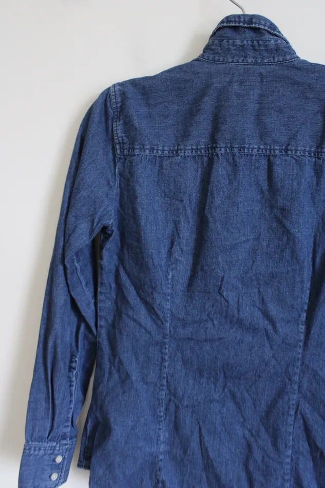 Earrings J Crew Long Sleeve Denim Top XS JCrew