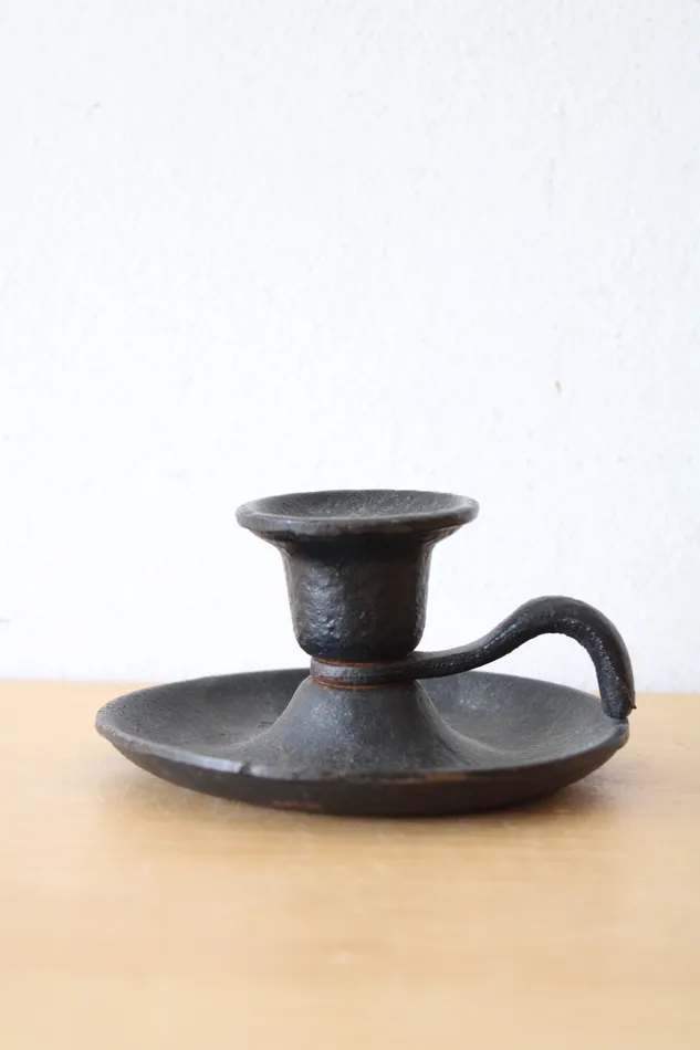 Earrings Jubilee Thrift John Wright Cast Iron Candle Holder
